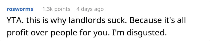 Landlord Asks If He's A Jerk For Making His Tenants Move When They Have A Terminally Ill Child In Hospice