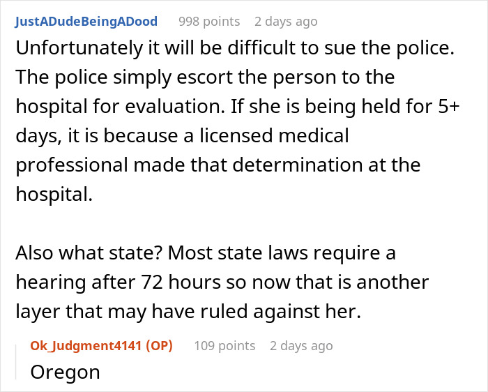 Woman Shares How Her Friend Got Arrested And Taken To A Mental Hospital After Her Work Called The Police When She Decided To Quit