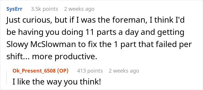 Boss Punishes Employee Because His Work Is Perfect Only 99% Of The Time, Regrets It After He Reaches 100% With Horrible Productivity Boss Punishes Employee Because His Work Is Perfect Only 99% Of The Time, Regrets It After He Reaches 100% With Horrible Productivity