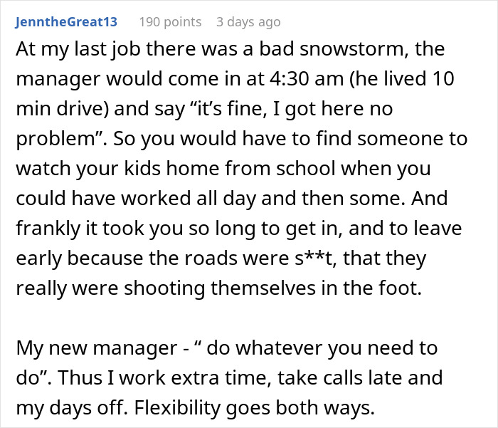 Boss Doesn't Allow Employees To Work From Home Under Any Circumstances, So They Make Sure They Can't Be Reached Out Of Office Boss Doesn't Allow Employees To Work From Home Under Any Circumstances, So They Make Sure They Can't Be Reached Out Of Office