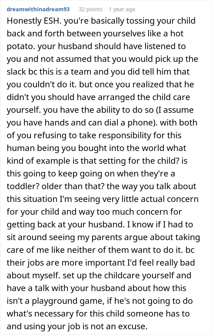 Man Refuses To Hire A Nanny Because His Mom &ldquo;Wouldn&rsquo;t Like It&rdquo;, Jeopardizes Wife&rsquo;s Career Instead