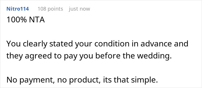 Brother Left Without Wedding Cake Because Sister Wouldn&rsquo;t Do It For Free After He Promised To Pay $400