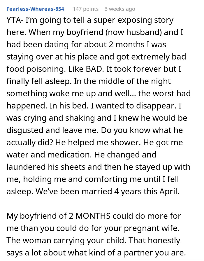 Man Asks If He Was Wrong Not To Help His Wife After She Had 'An Accident', Gets A Reality Check