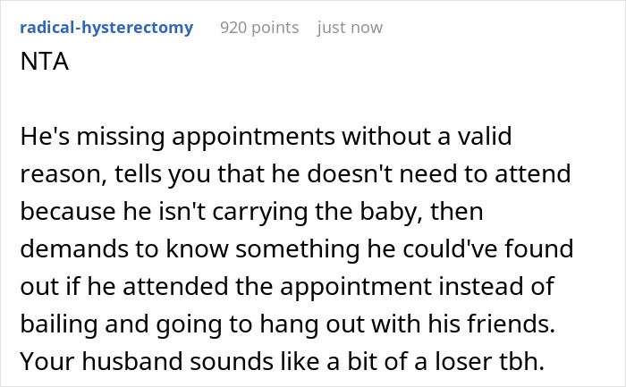 Husband Fuming After Wife Refuses To Reveal Their Baby's Sex As He Didn't Go To Doctor's Appointment With Her Husband Fuming After Wife Refuses To Reveal Their Baby's Sex As He Didn't Go To Doctor's Appointment With Her