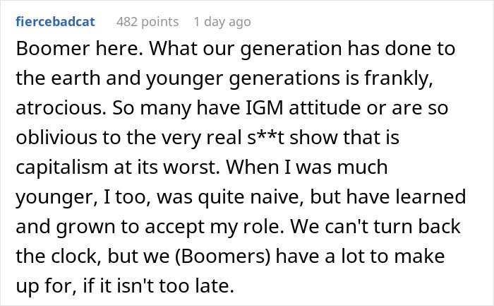 Person Asks "Do Boomers Really Think They&rsquo;re Going To Sit Back And Retire While We Become Indentured Servants?" And People's Opinions Are Split