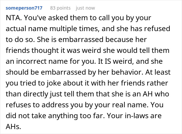 In-Laws Keep Addressing Their DIL By The Wrong Name, Later Get Humbled At A Birthday Celebration