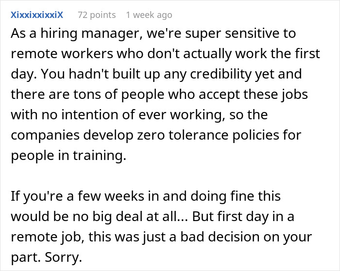 &ldquo;What Did You Think Would Happen?&rdquo;: Call Center Dismisses A New Hire After They Stepped Away From The Camera For 10 Minutes