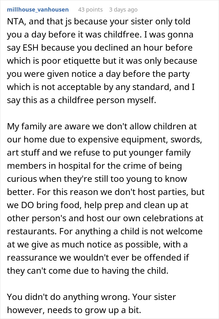 Woman Is Offended Her Dog Wasn't Welcome At Brother's Christmas, Bans His Child From Her New Year's, Goes Livid When The Brother Doesn't Come Woman Is Offended Her Dog Wasn't Welcome At Brother's Christmas, Bans His Child From Her New Year's, Goes Livid When The Brother Doesn't Come