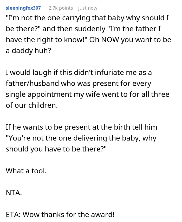 Husband Fuming After Wife Refuses To Reveal Their Baby's Sex As He Didn't Go To Doctor's Appointment With Her Husband Fuming After Wife Refuses To Reveal Their Baby's Sex As He Didn't Go To Doctor's Appointment With Her