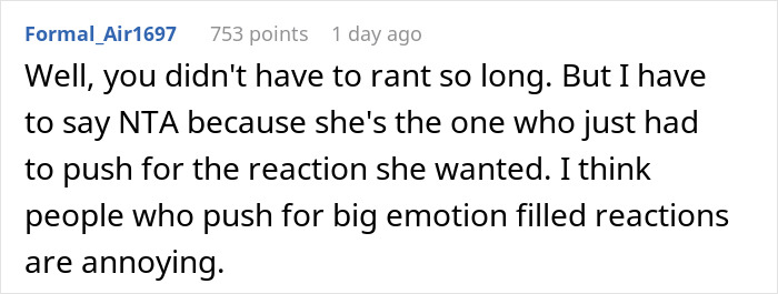 18 Y.O. Asks If She&rsquo;s Wrong For Not Acting Excited When Her Sister Announced Her Fifth Pregnancy