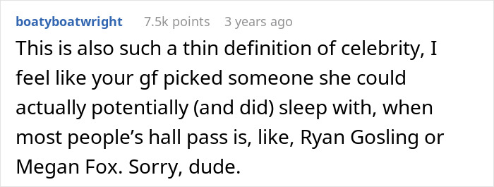 Guy Thinks His Girlfriend&rsquo;s &ldquo;Exception&rdquo; Celebrity Is A Joke, But Then She Actually Sleeps With Him