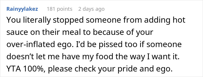 Guy Doesn't Allow Sister's BF To Ruin His Italian Dish With Asian Hot Sauce, Drama Ensues