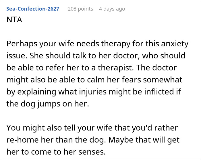 Wife Says Husband Is Prioritizing The Dog Over Her Pregnancy After He Refuses To Get Rid Of It And Break His Son's Heart
