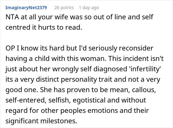Man Asks If He's A Jerk For Calling Out Wife After She Ruined Her Friend's Baby Shower Man Asks If He's A Jerk For Calling Out Wife After She Ruined Her Friend's Baby Shower
