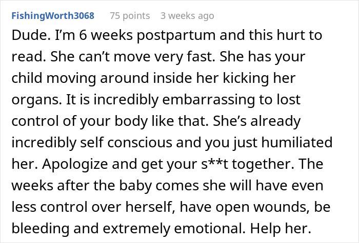 Man Asks If He Was Wrong Not To Help His Wife After She Had 'An Accident', Gets A Reality Check