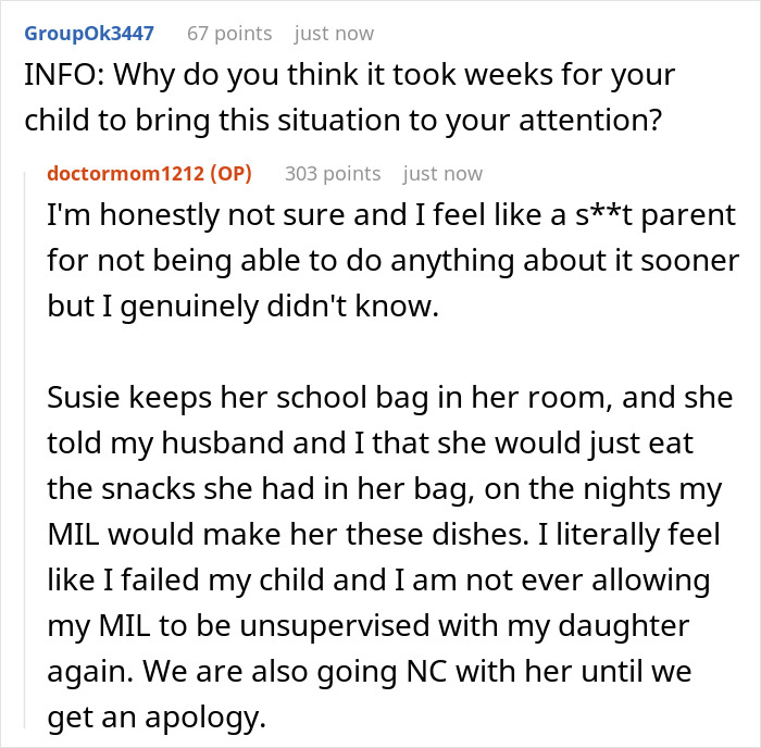 Woman Kicks MIL Out After Discovering She Starved Her Kid As She Kept Making Dinners Containing The One Thing She Hates The Most