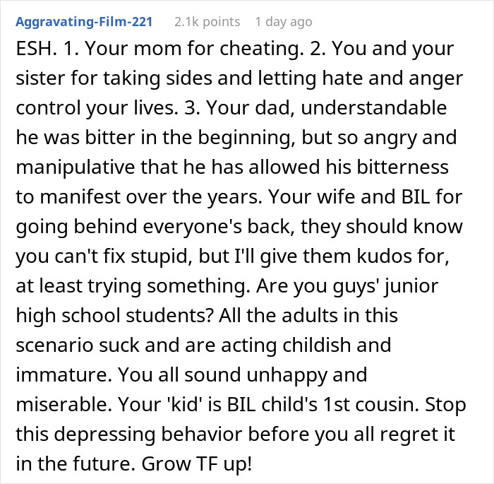 Man Asks If He&rsquo;s Wrong For Forbidding His Sis To See His 2-Year-Old And Also Asking His Wife To Butt Out Of It