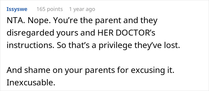 The Internet Backs This Mom Who Banned Her Brother And SIL From Seeing Her Daughter After They Threw Away Her Medicine