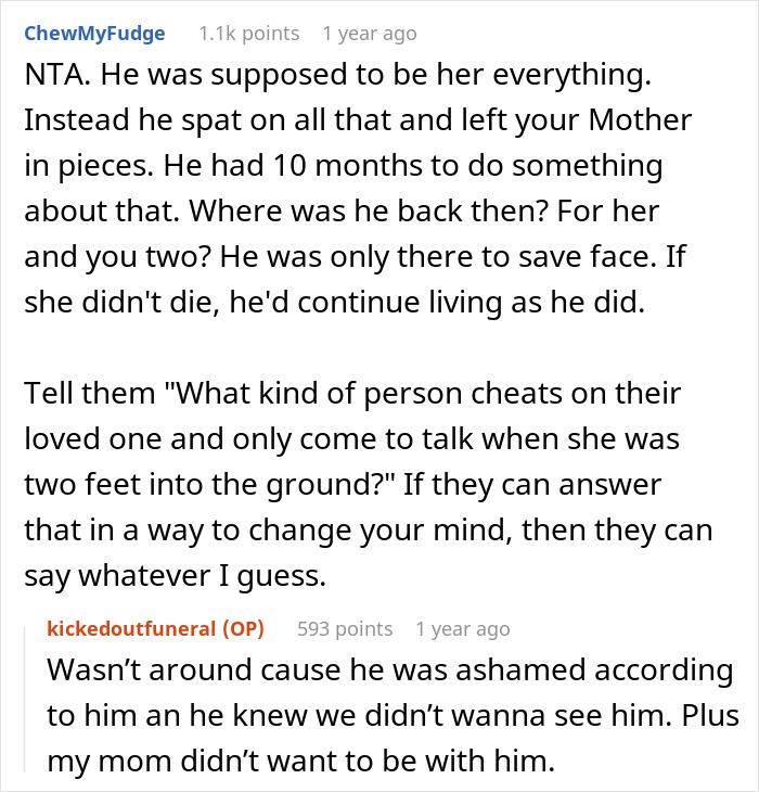 Man Cheats On His Wife With Their Friend, Gets Upset When Their Son Kicks Him Out Of Her Funeral 10 Months Later