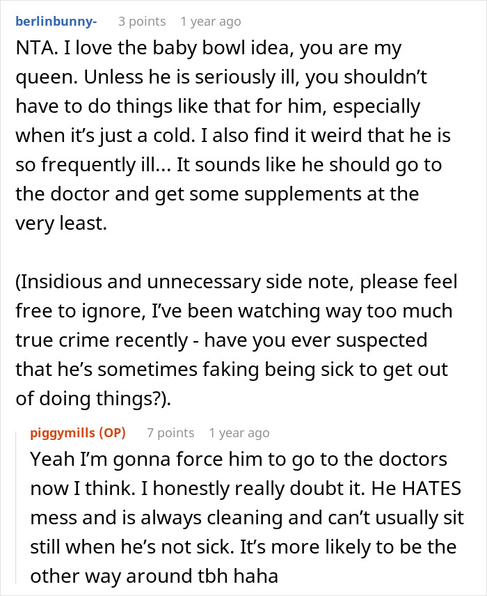 "Am I The Jerk For Putting My Fianc&eacute;'s Food In A Child's Bowl?"