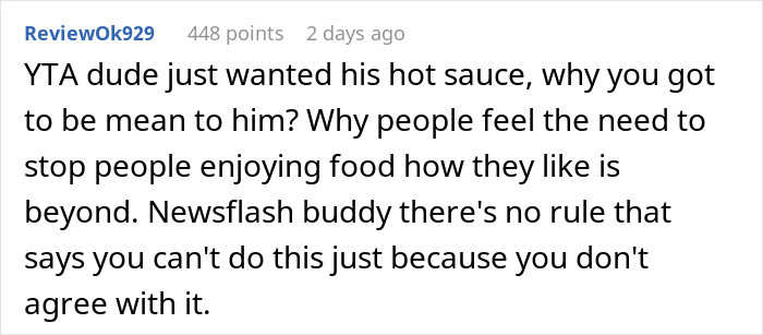 Guy Doesn't Allow Sister's BF To Ruin His Italian Dish With Asian Hot Sauce, Drama Ensues