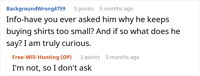 Man Complains Stepson Never Wears The Clothes He Buys Him Despite Him Saying They're Always Too Small, So Stepson Surprises Him On His Birthday Man Complains Stepson Never Wears The Clothes He Buys Him Despite Him Saying They're Always Too Small, So Stepson Surprises Him On His Birthday