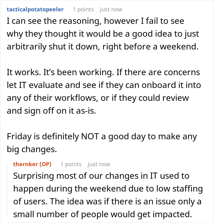 New Boss Gets Himself Fired After Demanding An Entirely New Solution For Automation Process And Making Company Lose $1.2M Per Year