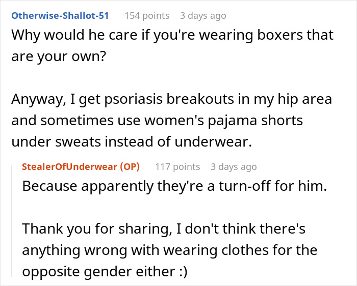 Husband Flips Out At Pregnant Wife For Borrowing His Underwear, Wife Left Confused About What's The Real Reason