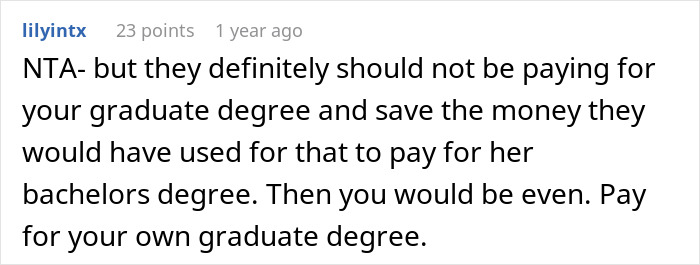 &ldquo;They Then Called Me A Jerk&rdquo;: Person Refuses Parents&rsquo; Request To Pay For Their Sister&rsquo;s College Tuition And Fees