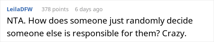 &ldquo;AITA For Telling My Ex-Wife I Don&rsquo;t Care If She And Her Family Starve, That I Am Just Responsible For Our Sons?&rdquo;
