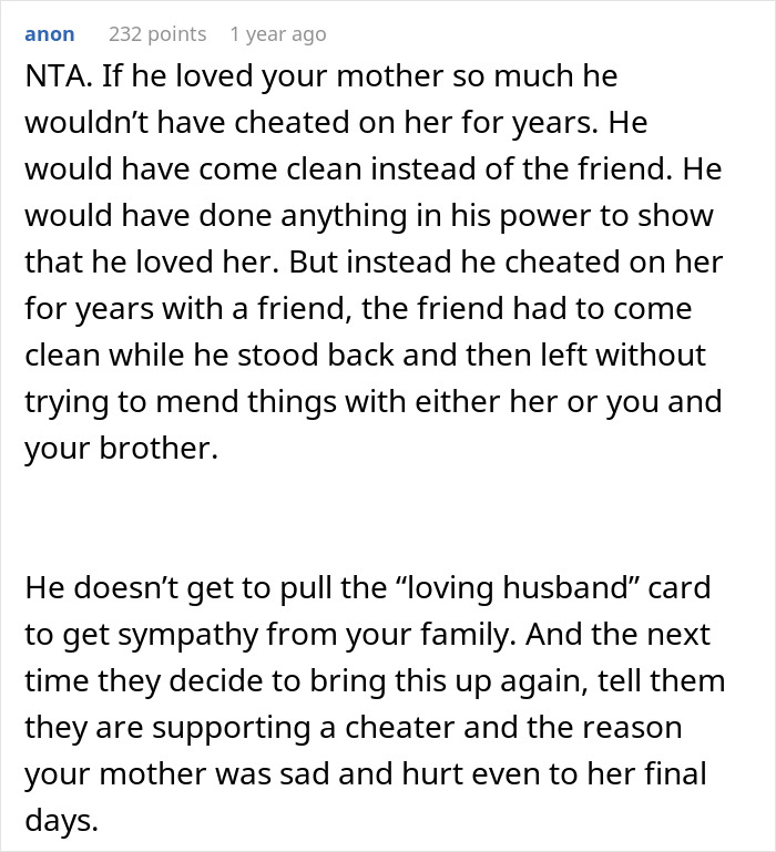 Man Cheats On His Wife With Their Friend, Gets Upset When Their Son Kicks Him Out Of Her Funeral 10 Months Later