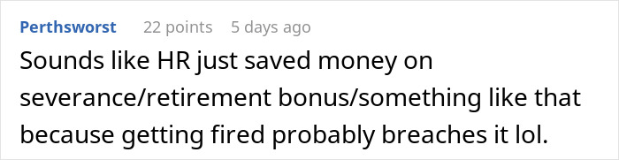 Employee Gets Verbally Jumped By Company Grump, Responds With Malicious Compliance And Gets Grump Quietly Fired Within Hours Employee Gets Verbally Jumped By Company Grump, Responds With Malicious Compliance And Gets Grump Quietly Fired Within Hours