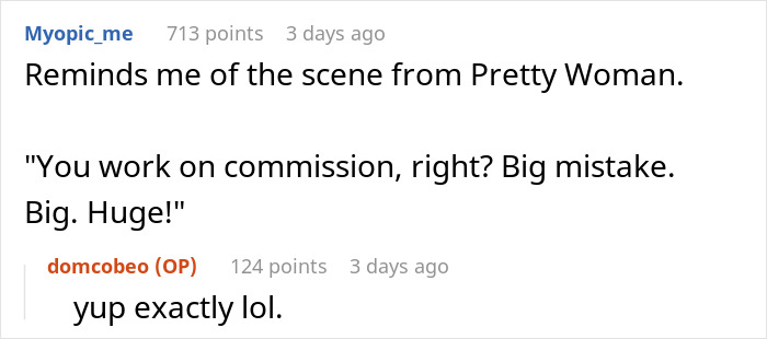 Salesperson Judges A Customer By His Appearance And Ignores Him, Gets Left Without A Commission