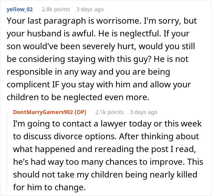 Woman Rushes Home After Learning Police Found Her Toddler By The Highway, Finds Her Husband Gaming In His Room Despite The Alarms Blasting