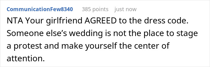 Guy Leaves For Boss's Wedding Alone After Seeing How Girlfriend Looks, Her Friends Call Him Cruel And Sexist, But The Internet Backs Him Up Guy Leaves For Boss's Wedding Alone After Seeing How Girlfriend Looks, Her Friends Call Him Cruel And Sexist, But The Internet Backs Him Up