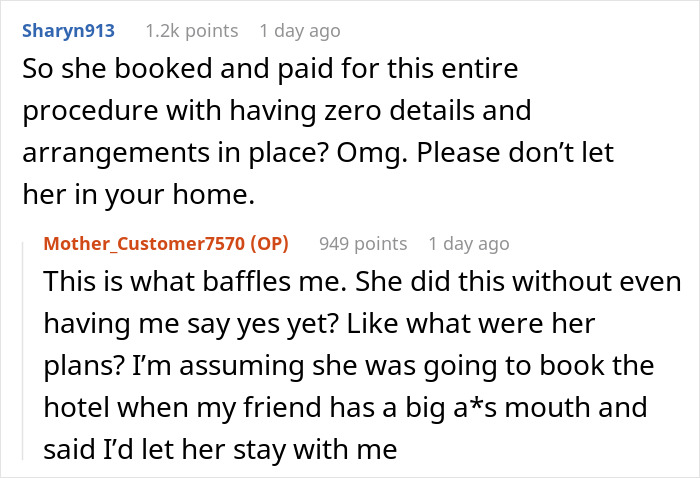 Person Agrees To Accommodate Friend's SIL While She's Getting Her 'Mummy Makeover', Regrets It After One Chat With Her