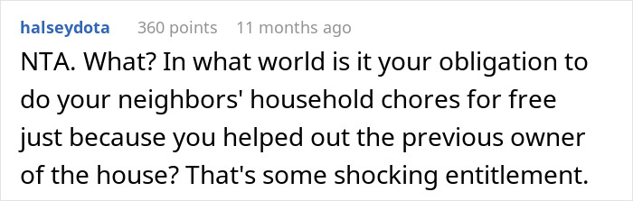 Entitled Newcomer Expects Neighbor To Shovel Their Driveway, Blames Him For Missing Work Due To Snow Entitled Newcomer Expects Neighbor To Shovel Their Driveway, Blames Him For Missing Work Due To Snow