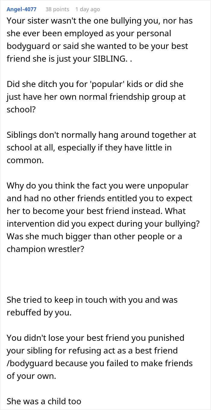 "I Had To Be In Therapy For Years Because Of Her": Woman Gets Told Off By Family For Not Wanting Her Twin Sister To Be Her Bridesmaid "I Had To Be In Therapy For Years Because Of Her": Woman Gets Told Off By Family For Not Wanting Her Twin Sister To Be Her Bridesmaid