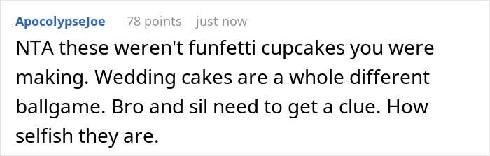 Brother Left Without Wedding Cake Because Sister Wouldn&rsquo;t Do It For Free After He Promised To Pay $400