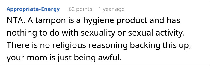 14-Year-Old Wants To Go Swimming During Her Period, So Her Sister Teaches Her How Tampons Work, Christian Mother Goes Ballistic