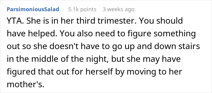 Man Asks If He Was Wrong Not To Help His Wife After She Had 'An Accident', Gets A Reality Check