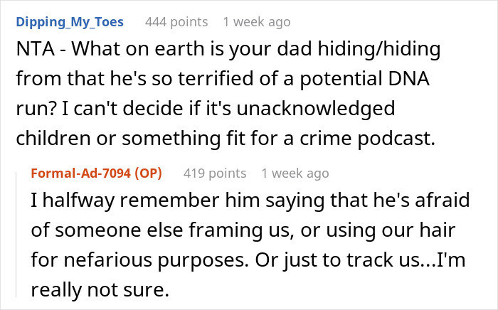 Dad Finds Daughter's Hair In The Trash Instead Of In A Designated Drawer, Gets Upset She's Putting Herself In Danger
