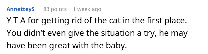 "Her Or The Cat": Man Asks For Advice After Wife Who Went Through Stillbirth Refuses To Allow His Beloved Pet Back In The House