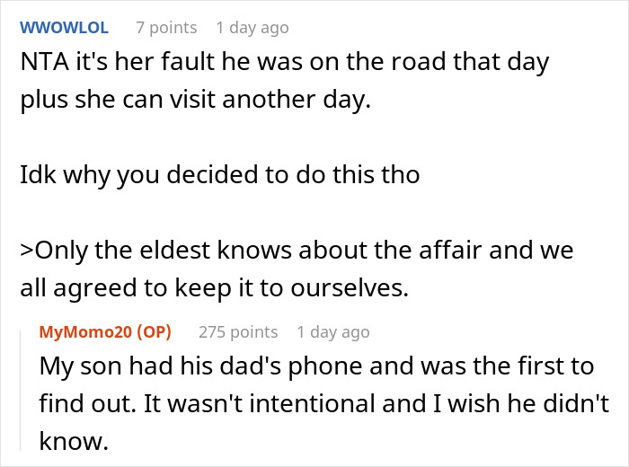 &ldquo;AITA For Not Allowing My Late Husband&rsquo;s Affair Partner To Come To His Funeral?&rdquo;