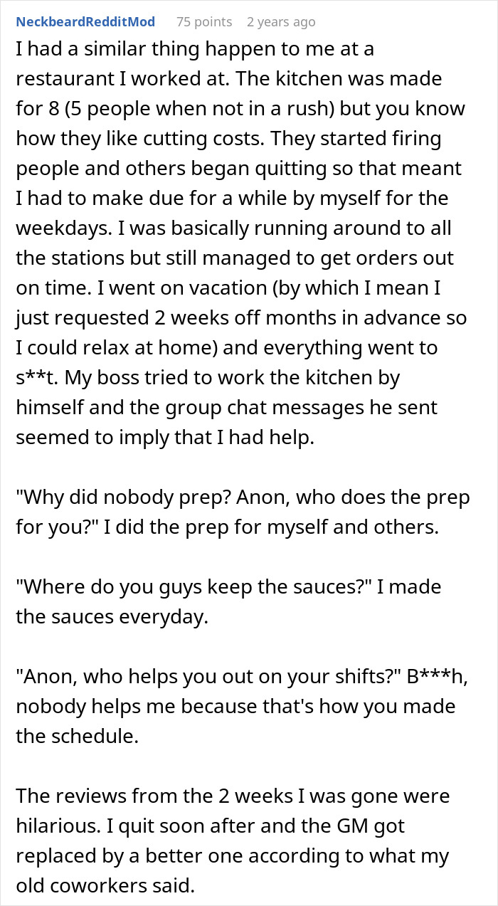 "The Factory Chief Laughed In My Face": Employee Takes Important System They Created With Them When They're Fired "The Factory Chief Laughed In My Face": Employee Takes Important System They Created With Them When They're Fired