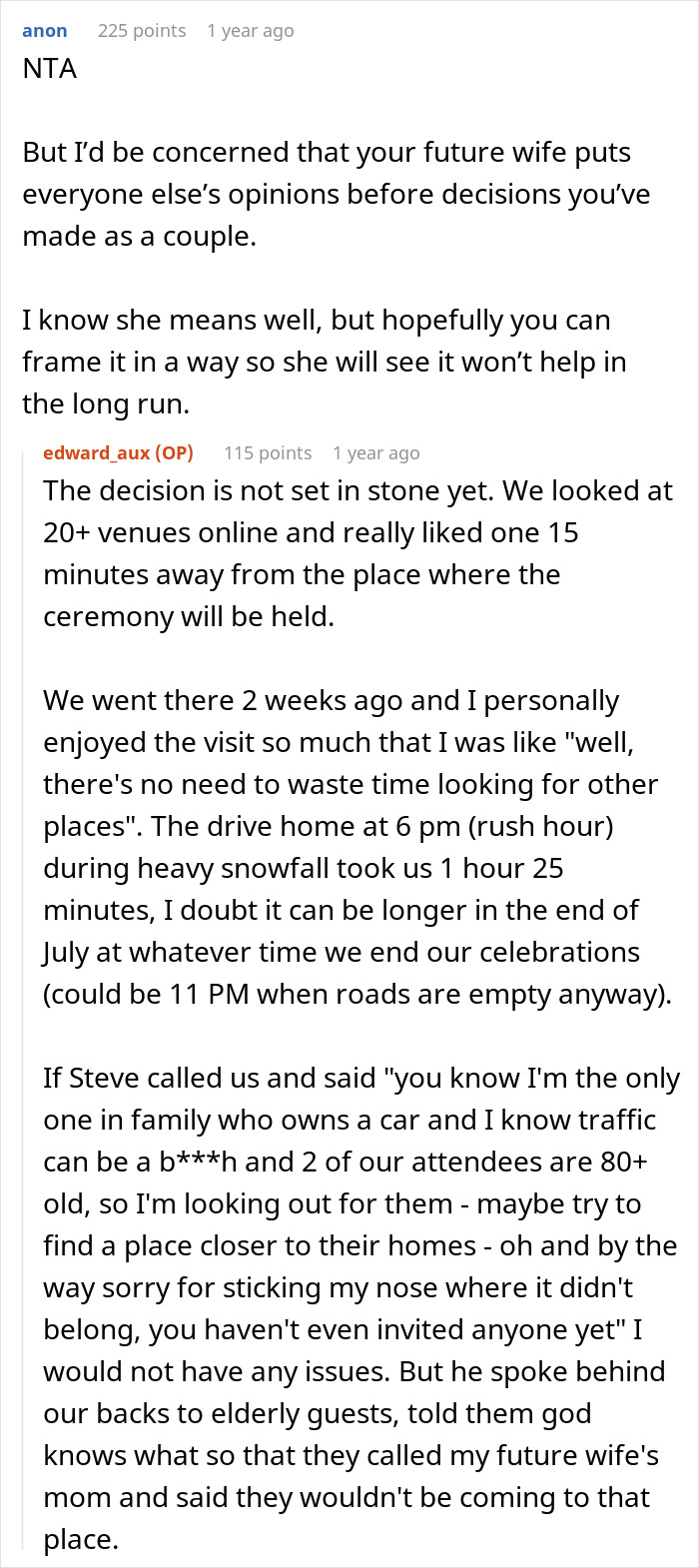 ‘Guestzilla’ Blasts Newlyweds For Choosing ‘Wrong’ Place For Wedding, Then Asks Groom For Help As If Nothing Had Happened ‘Guestzilla’ Blasts Newlyweds For Choosing ‘Wrong’ Place For Wedding, Then Asks Groom For Help As If Nothing Had Happened