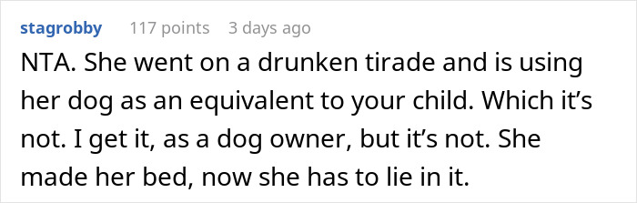 Woman Is Offended Her Dog Wasn't Welcome At Brother's Christmas, Bans His Child From Her New Year's, Goes Livid When The Brother Doesn't Come Woman Is Offended Her Dog Wasn't Welcome At Brother's Christmas, Bans His Child From Her New Year's, Goes Livid When The Brother Doesn't Come