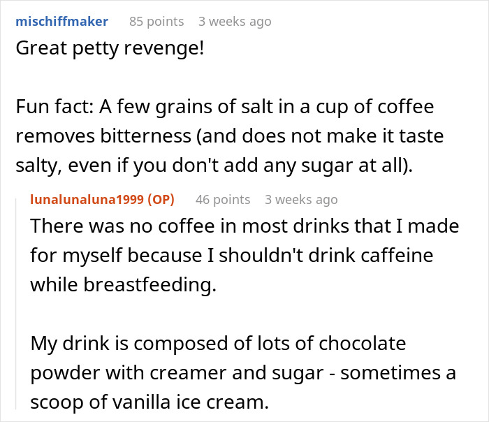 "I Will Never Forget The Look On Her Face": Woman Swaps Sugar For Salt In Her Drink To Catch The Office Thief