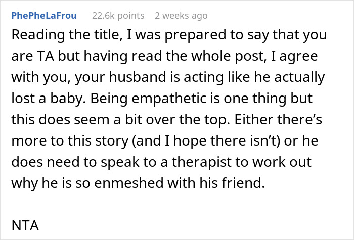 &ldquo;[Am I The Jerk] For Saying That My Husband&rsquo;s Reaction To A Miscarriage Is Excessive?&rdquo;