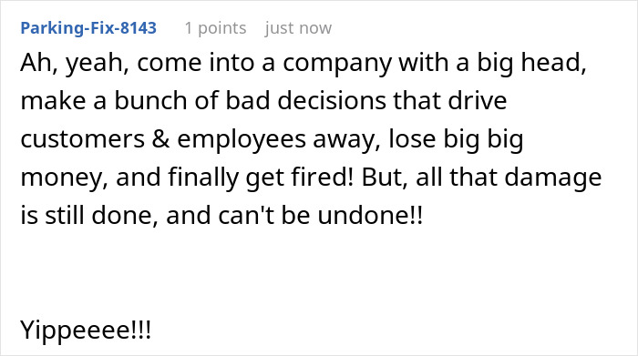 New Boss Gets Himself Fired After Demanding An Entirely New Solution For Automation Process And Making Company Lose $1.2M Per Year